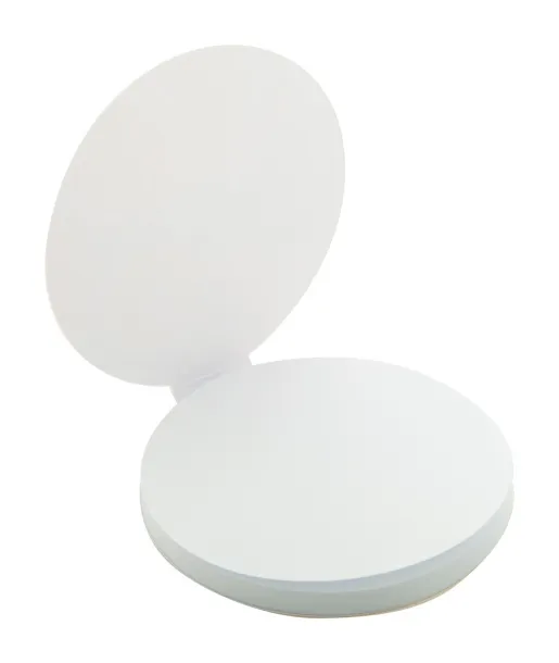 CreaStick Circle custom sticky notepad White
