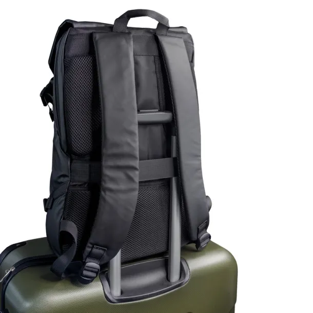 Chaundrise Ruksak za laptop 15,6" 2 u 1, torba oko struka Crna