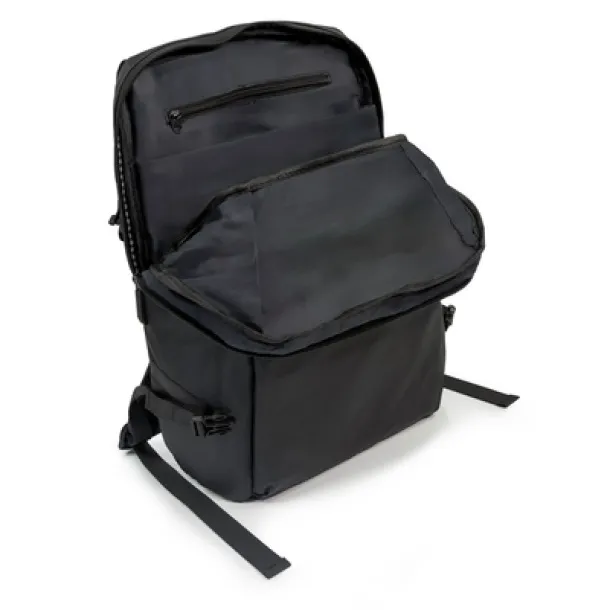 Chaundrise Ruksak za laptop 15,6" 2 u 1, torba oko struka Crna