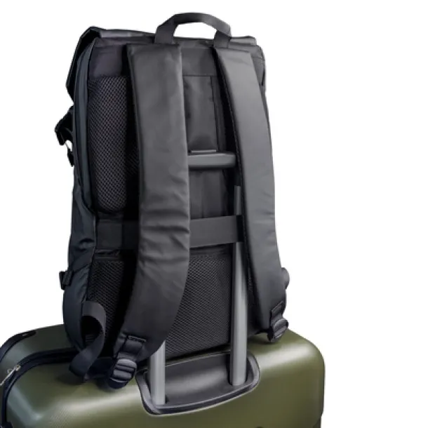 Chaundrise Ruksak za laptop 15,6" 2 u 1, torba oko struka Crna