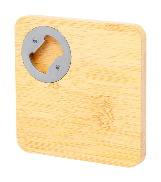 Squnito bottle opener coaster Natural