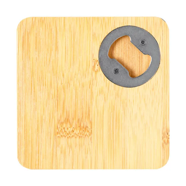 Squnito bottle opener coaster Natural