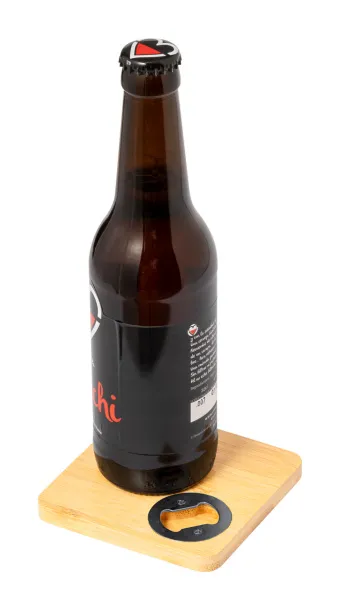 Squnito bottle opener coaster Natural