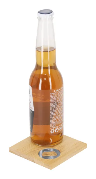Squnito bottle opener coaster Natural