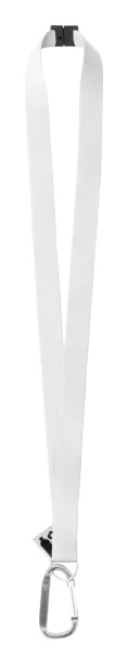 Subyard XL Safe RPET custom sublimation lanyard Silver