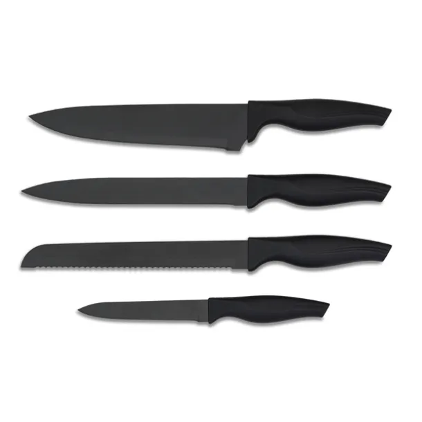 AKITA set of knives on a magnetic block Black