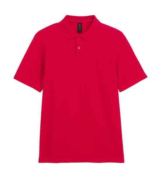  Softstyle® dvostruki pique polo majica, 177 g/m² - Gildan Crvena