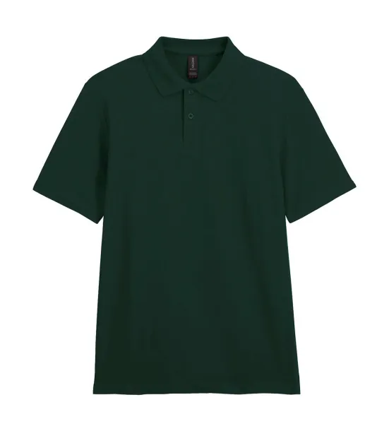  Softstyle® dvostruki pique polo majica, 177 g/m² - Gildan Šumski zelena