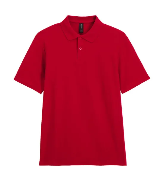  Softstyle® dvostruki pique polo majica, 177 g/m² - Gildan Cherry Red