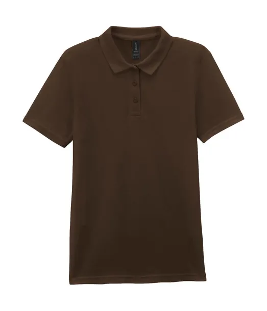  Softstyle® Adult Double Pique Polo - Gildan Dark Chocolate