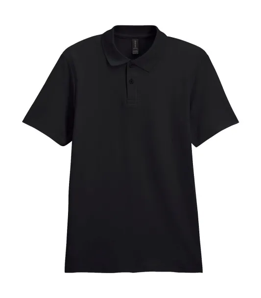  Softstyle® dvostruki pique polo majica, 177 g/m² - Gildan Crna