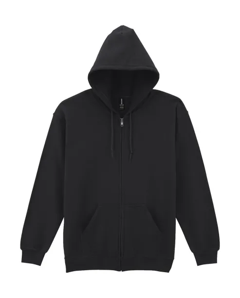  Heavy Blend Adult Full Zip Hooded Sweat - Gildan Black