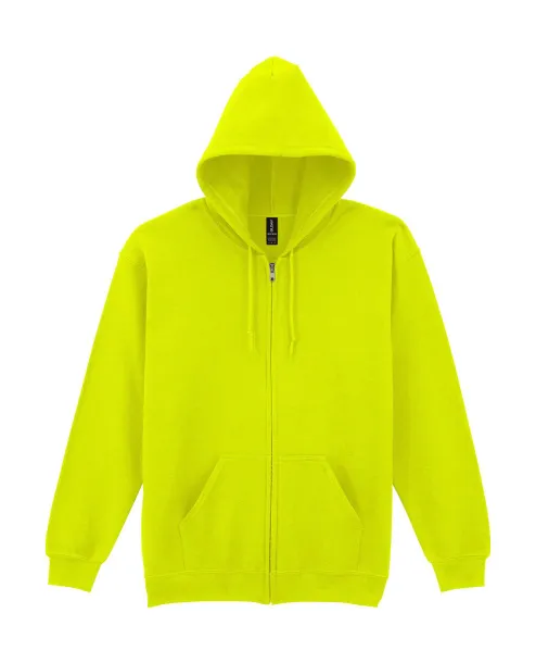  Heavy Blend Adult Full Zip Hooded Sweat - Gildan Safety Green