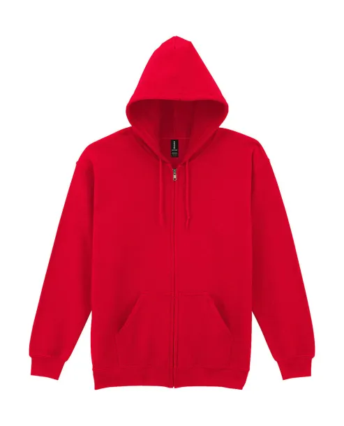  Hoodie s patentnim zatvaračem, 271 g/m² - Gildan Crvena