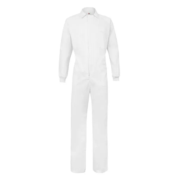 VL YAMA Twill jumpsuit (200g/m²), in cotton (35%) and polyester (65%) White