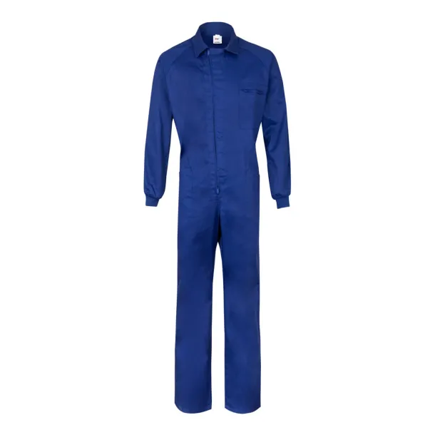 VL YAMA Twill jumpsuit (200g/m²), in cotton (35%) and polyester (65%) Royal blue