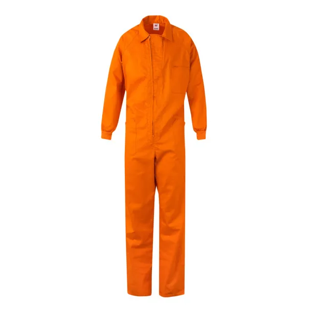 VL YAMA Twill jumpsuit (200g/m²), in cotton (35%) and polyester (65%) Orange