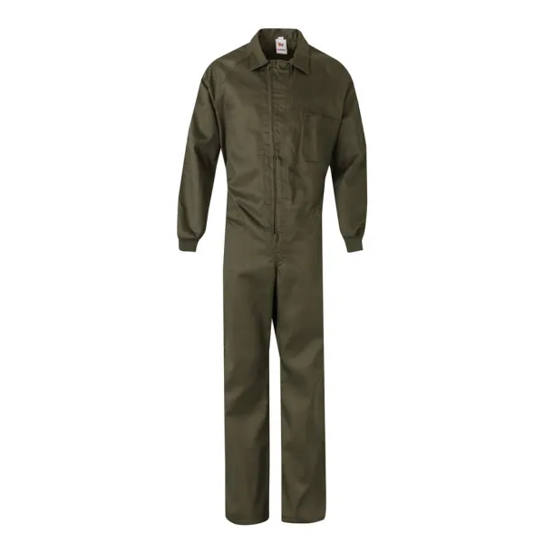 VL YAMA Twill jumpsuit (200g/m²), in cotton (35%) and polyester (65%) Army green