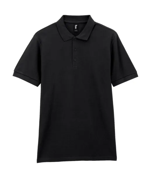  Premium Cotton Double Piqué Polo - Gildan Black