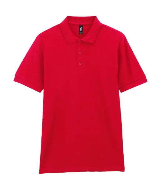  Premium Cotton Double Piqué Polo - Gildan Crvena