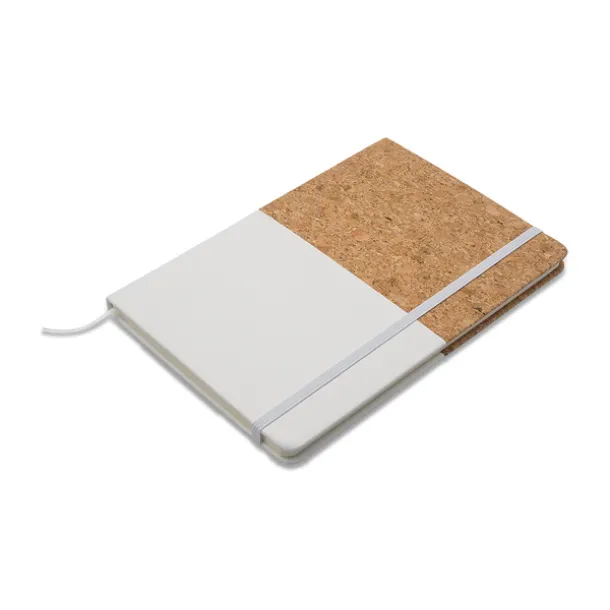 GIRONA notebook with lined pages, 80 pages White