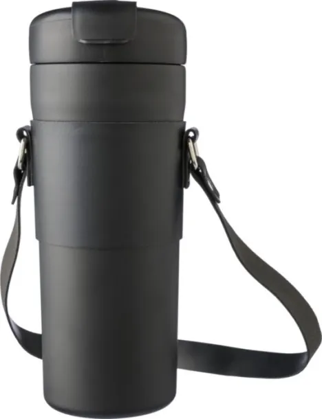 Kelvin Stainless steel double-walled drinking bottle 730 ml Crna