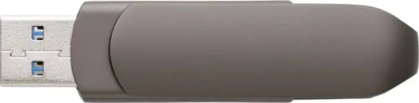 Harlow USB memorija 3.0 od legure cinka - 64 GB gun metal