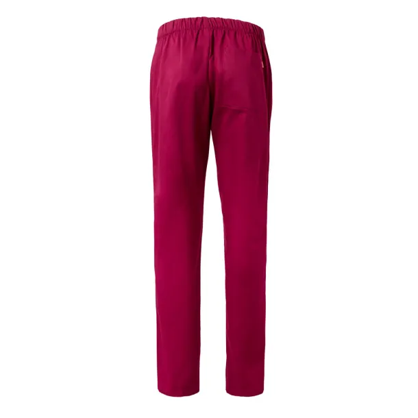 VL APHRODITE Twill trousers (190g/m²), in cotton (35%) and polyester (65%) Burgundy