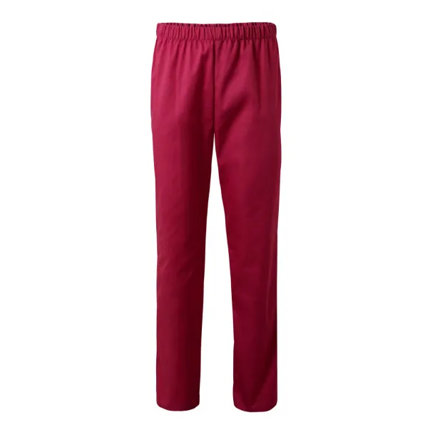 VL APHRODITE Twill trousers (190g/m²), in cotton (35%) and polyester (65%) Burgundy