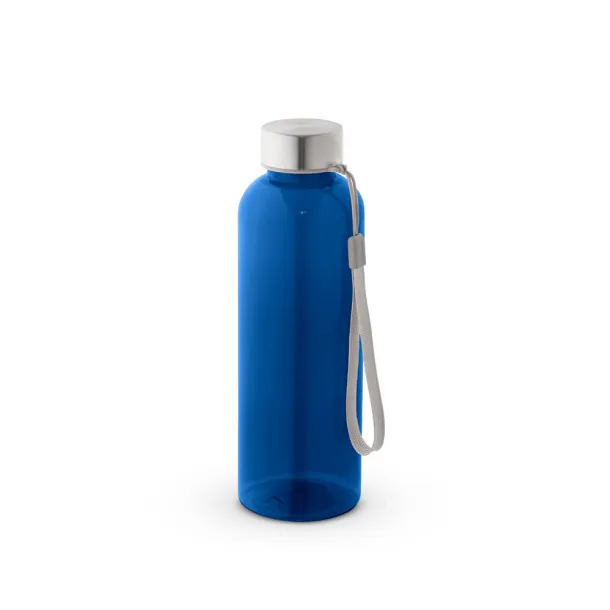 ENDERS M 100% rPET bottle with glossy translucent finish 600 mL Blue