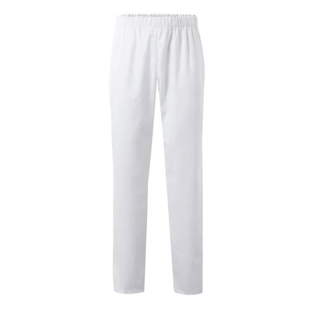 VL TYCHE Twill trousers (190g/m²), in cotton (35%) and polyester (65%) White