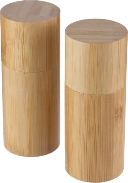 Christine Bamboo spice mill set Christine