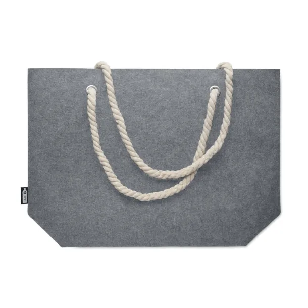 FELTSEA RPET felt beach bag Grey