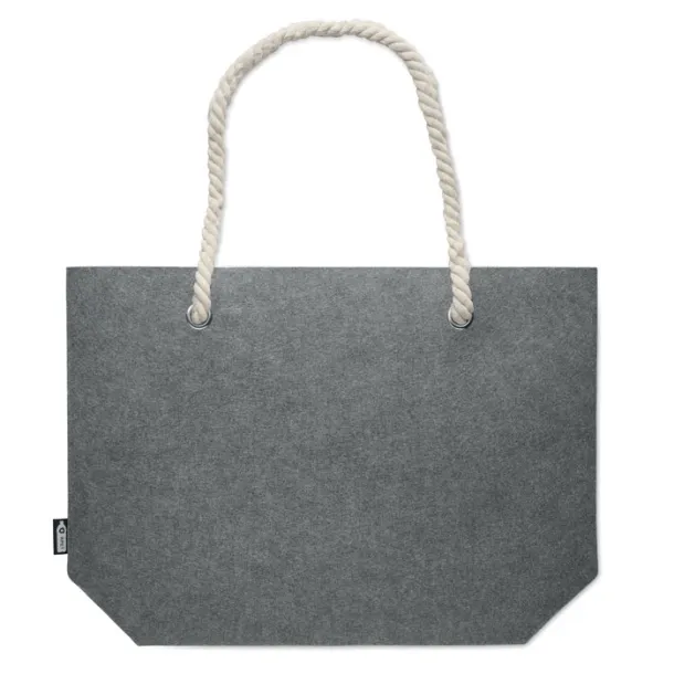 FELTSEA RPET felt beach bag Grey