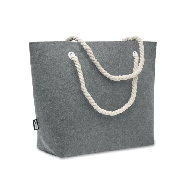 FELTSEA RPET felt beach bag Grey