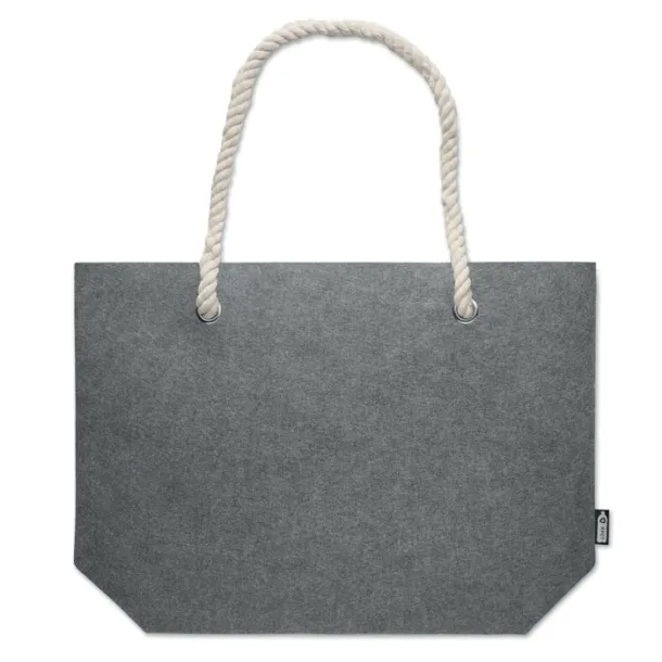 FELTSEA RPET felt beach bag Grey