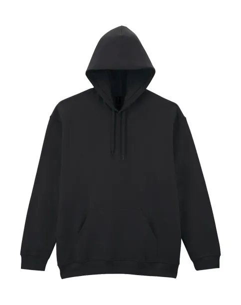 Softstyle flis hoodie za odrasle srednje težine, 285 g/m² - Gildan Crna