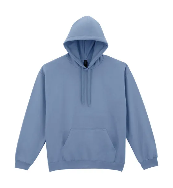 Softstyle flis hoodie za odrasle srednje težine - Gildan Stone Blue