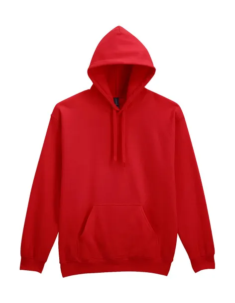 Softstyle flis hoodie za odrasle srednje težine, 285 g/m² - Gildan Crvena
