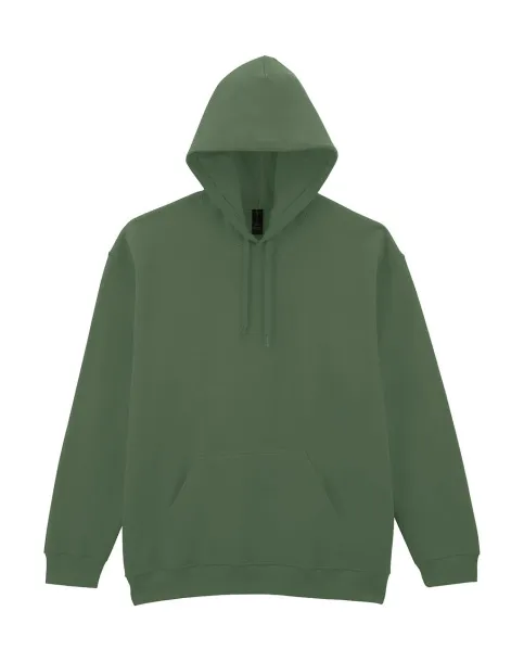 Softstyle flis hoodie za odrasle srednje težine - Gildan Military Green