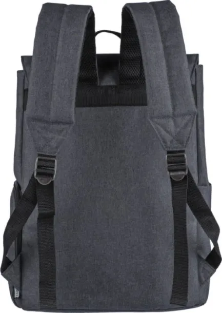 Dennis 600D polyester canvas 15 inch laptop backpack