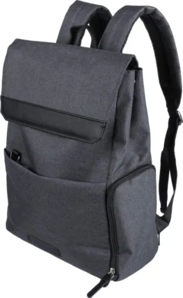 Dennis 600D polyester canvas 15 inch laptop backpack