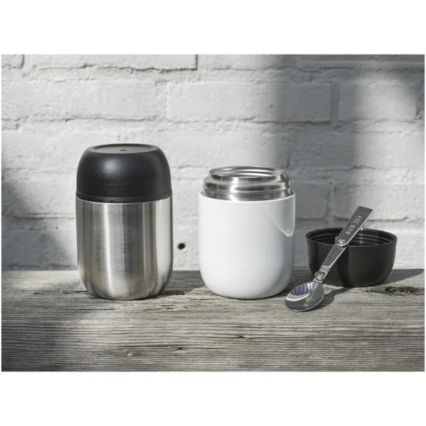 Supo 480 ml double-walled lunch pot - Seasons Silver