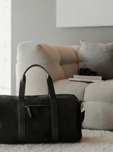 VINGA Marlow RCS recycled polyester weekend bag - Vinga Black 