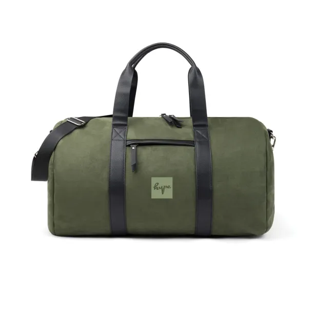 VINGA Marlow vikend torba od RCS recikliranog poliestera - Vinga green, black Crna