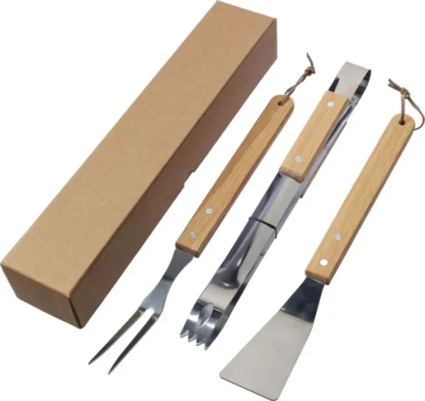 Kaitlyn Stainless steel barbecue set