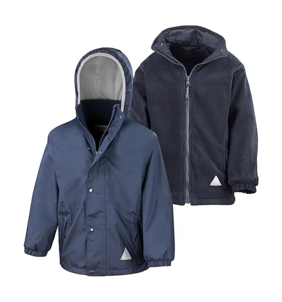  Junior Reversible Stormproof Jacket - Result Navy Navy