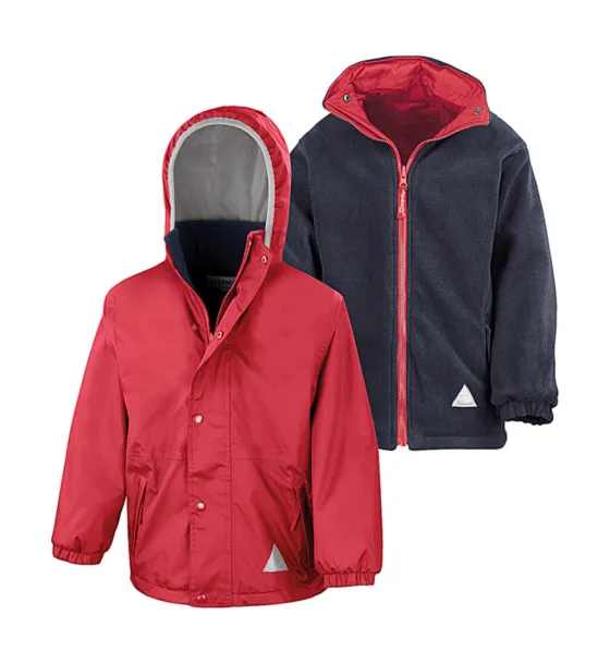  Junior Reversible Stormproof Jacket - Result Crvena Navy