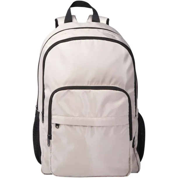 Trend Plus GRS reciklirani ruksak za 15” laptop, 20L Oatmeal