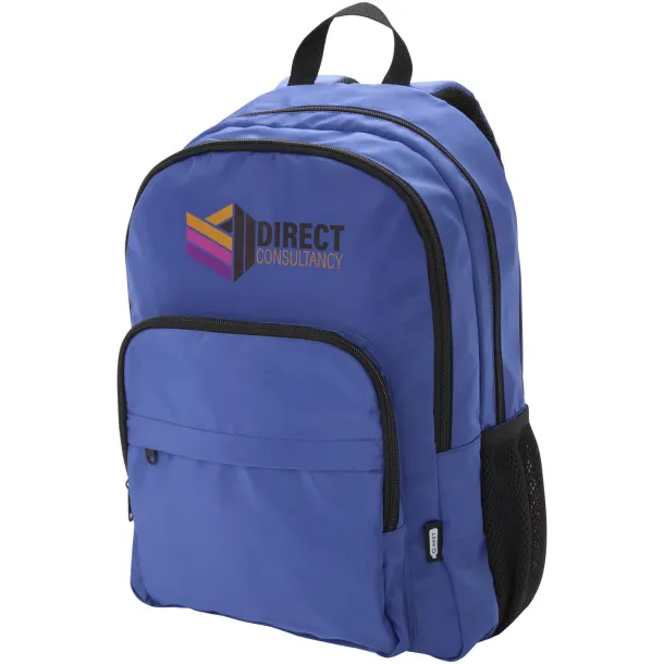 Trend Plus GRS reciklirani ruksak za 15” laptop, 20L Kraljevski plava